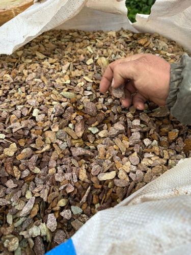 Златолит персиковый декоративная каменная крошка купить в Мелеузе