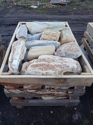 Златолит жёлтый, жёлто-зелёный глыбки и валуны для ланшафтного дизайна купить в Мелеузе