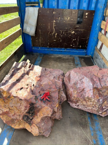 Ландшафтные глыбы красно-фиолетовые 200-1000 килограмм купить в Мелеузе