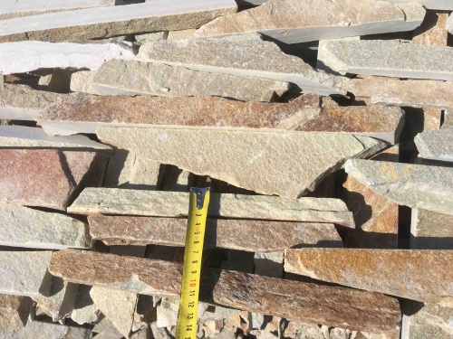 Горбушка златолит золотистый для облицовки купить в Мелеузе