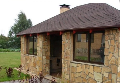 Плитняк златолит жёлтый золотистый для фасада 1,5-3см купить в Мелеузе