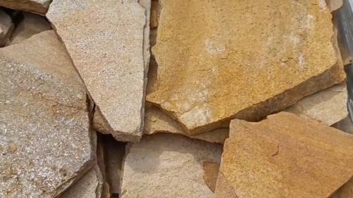 Плитняк златолит жёлтый для цоколя купить в Мелеузе