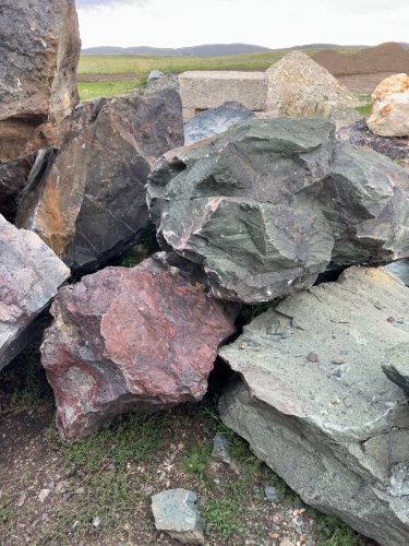 Камни для ландшафтного дизайна зелёные 10-60 килограмм купить в Мелеузе