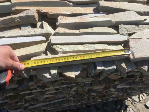 Горбушка златолит золотистый для облицовки купить в Мелеузе