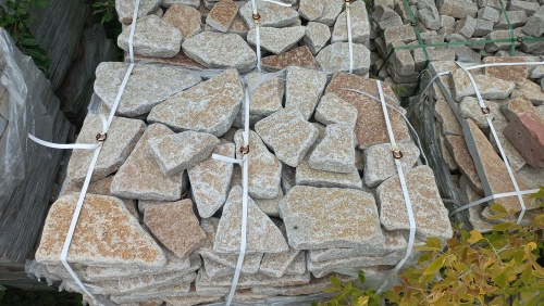 Гранитный плитняк галтованный для парковки купить в Мелеузе