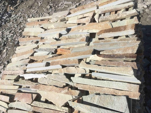 Горбушка златолит золотистый для облицовки купить в Мелеузе