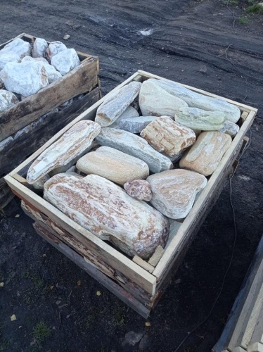 Златолит жёлтый, жёлто-зелёный глыбки и валуны для ланшафтного дизайна купить в Мелеузе